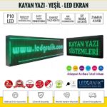 Kayan Yazı 16x32 Yeşil Led Tabela