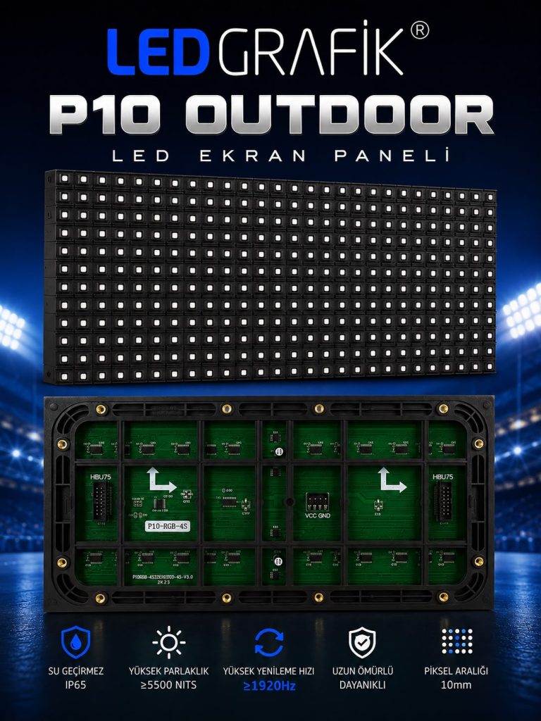 P10 SMD RGB OUTDOOR LED EKRAN PANEL