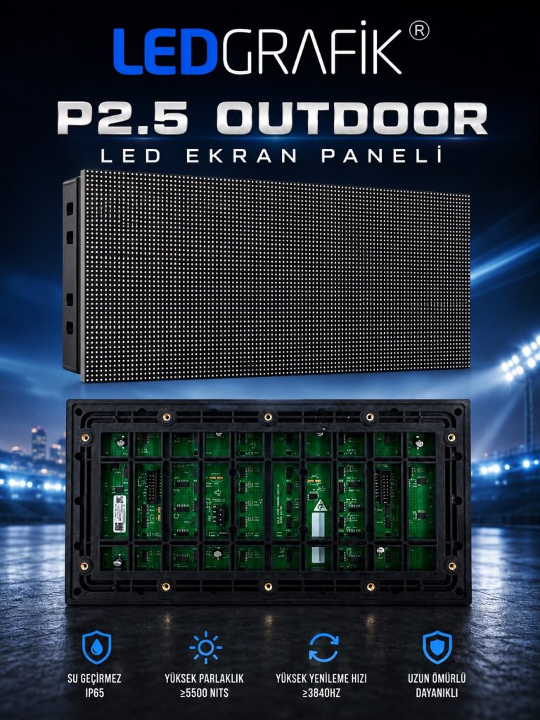 P2.5 RGB OUTDOOR LED EKRAN PANEL