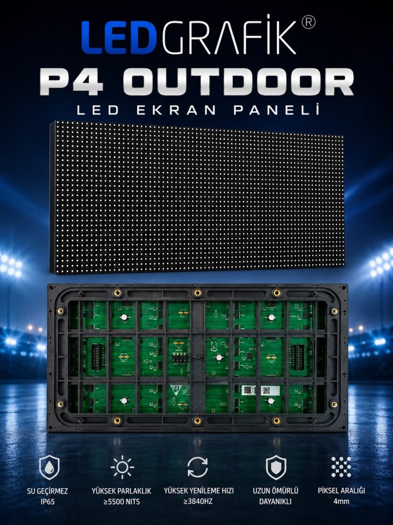 P4 RGB OUTDOOR LED EKRAN PANEL