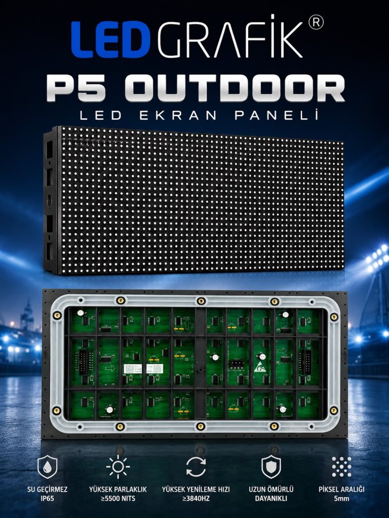 P5 RGB OUTDOOR LED EKRAN PANEL